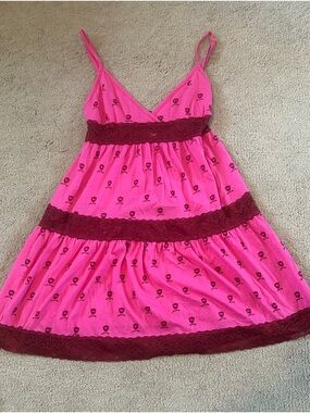 Victoria’s Secret Vintage University of Pink Dog Logo Y2K Dress S